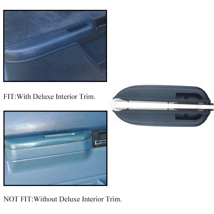 2Pcs Front LH RH Door Armrest Blue for Chevrolet GMC C/K 1500 2500 3500 (1990–1994)