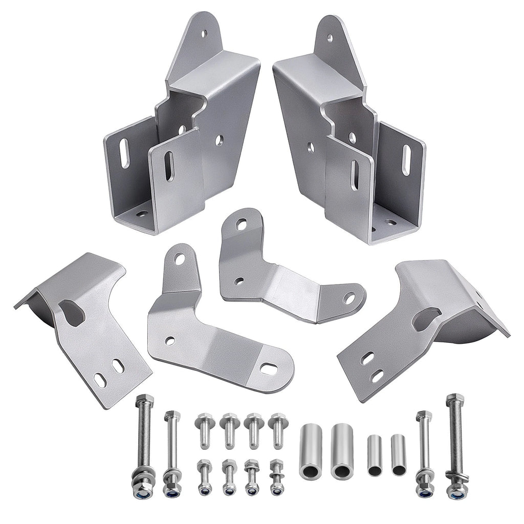 Front Control Arms Relocation Drop Bracket Kit for Jeep XJ Cherokee (1984-2001)