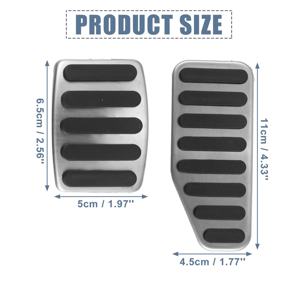 Set of 2 Accelerator and Brake Pedal Covers for Suzuki 