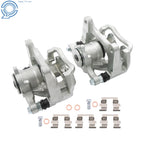 Pair Rear Brake Calipers w/ Bracket for Chevy Equinox Malibu GMC Terrain (2005–2023)