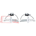 Power Window Motor Assembly Set of 2 for Chevrolet Impala (2006–2013)