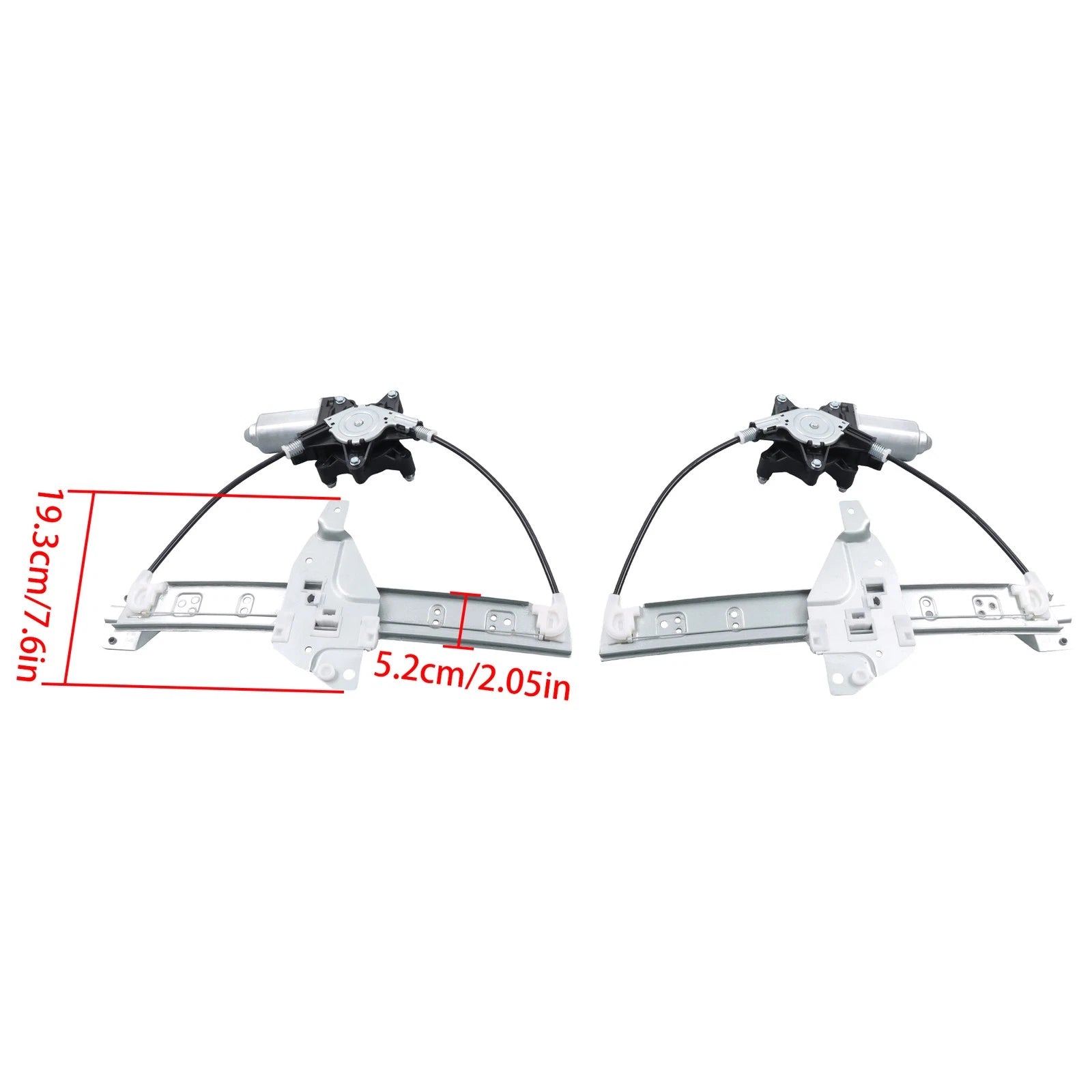 Power Window Motor Assembly Set of 2 for Chevrolet Impala (2006–2013)