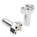 3.5" Chrome Straight Handlebar Risers for Harley Dyna Sportster Softail