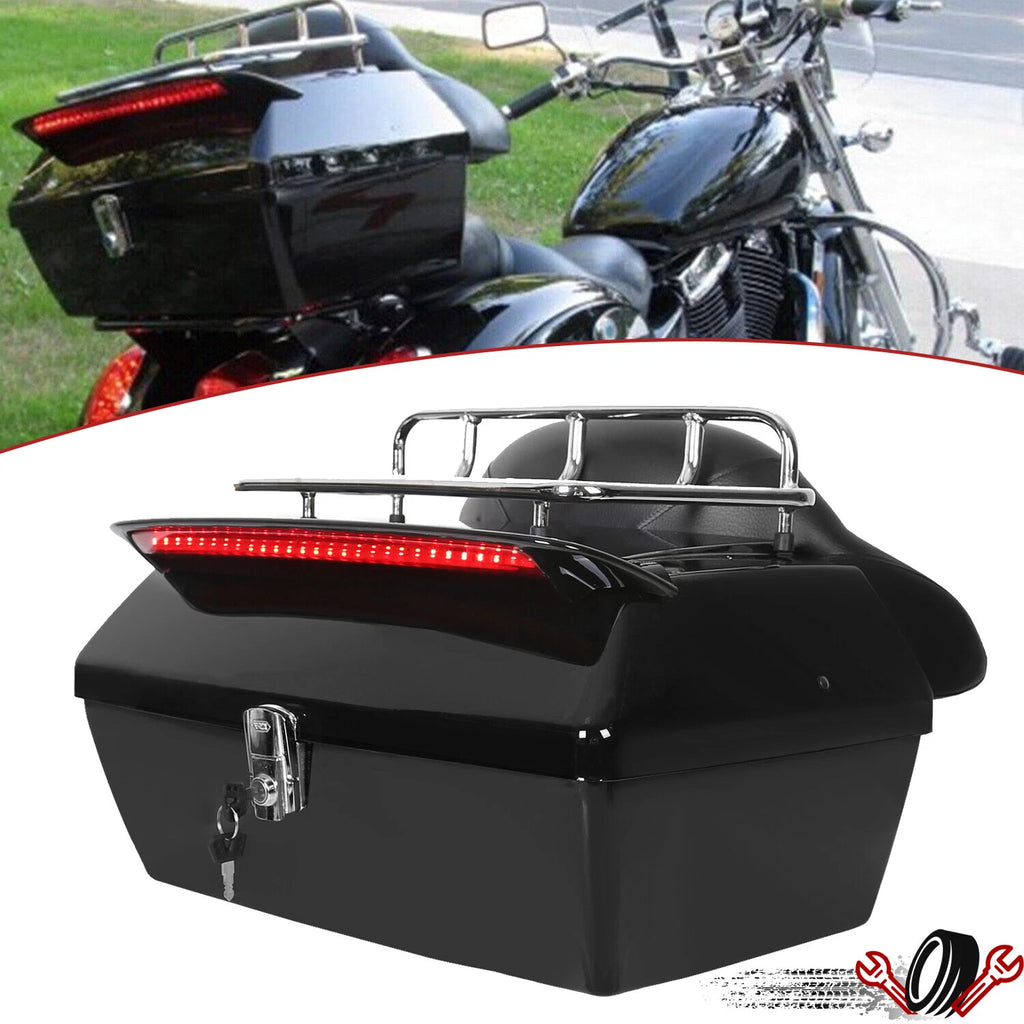 Motorcycle Trunk Tail Box Luggage Case for Honda Harley Kawasaki