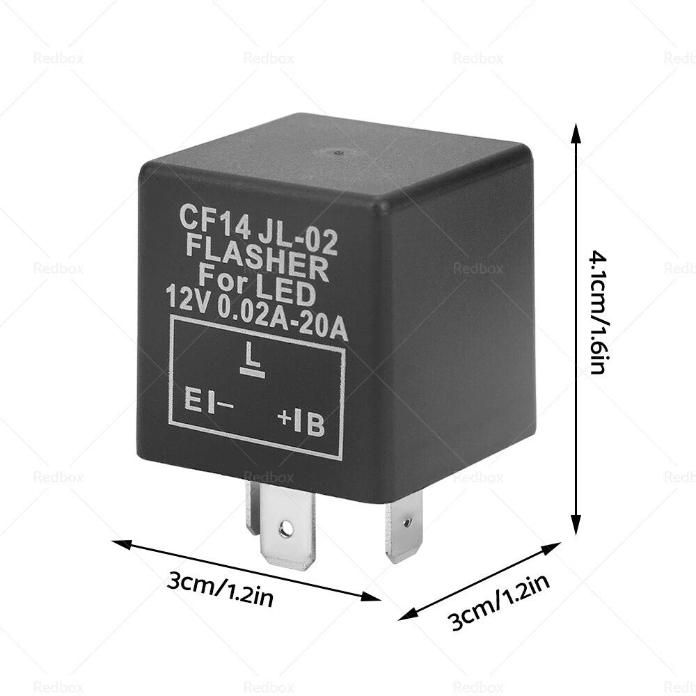 3 Pin LED Flasher Relay for CF14 JL02 (12V)