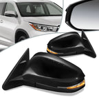 Pair Power Turn Signal Side Door Mirror for Highlander (2014–2017) TO1320319 TO1321319