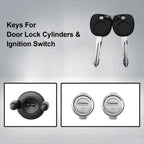Front Door Lock Cylinders & Ignition Switch for Chevy Tahoe Silverado (2000-2006)