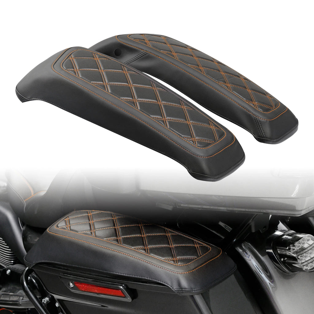 Saddlebag Lid Covers for Harley Touring Road King Street Glide (2014–2023)