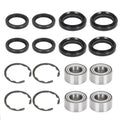 4x Front/Rear Bearing w/Circlip for Kawasaki Bayou 300 400 Prairie 300 400 (1990–2006)