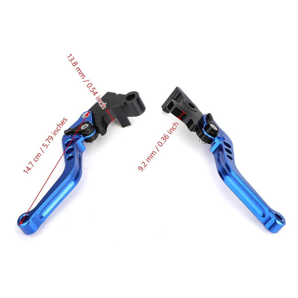 Brake Clutch Levers for Yamaha YZF R3 R25 MT25 (2015–2017) Blue