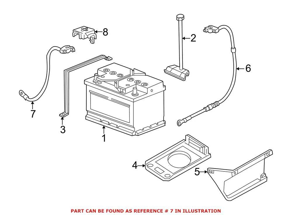 Battery Cable for BMW Z3 (1996–2002)