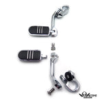 Chrome 5" Long Foot Peg Kit for Honda GoldWing Yamaha Roadstar