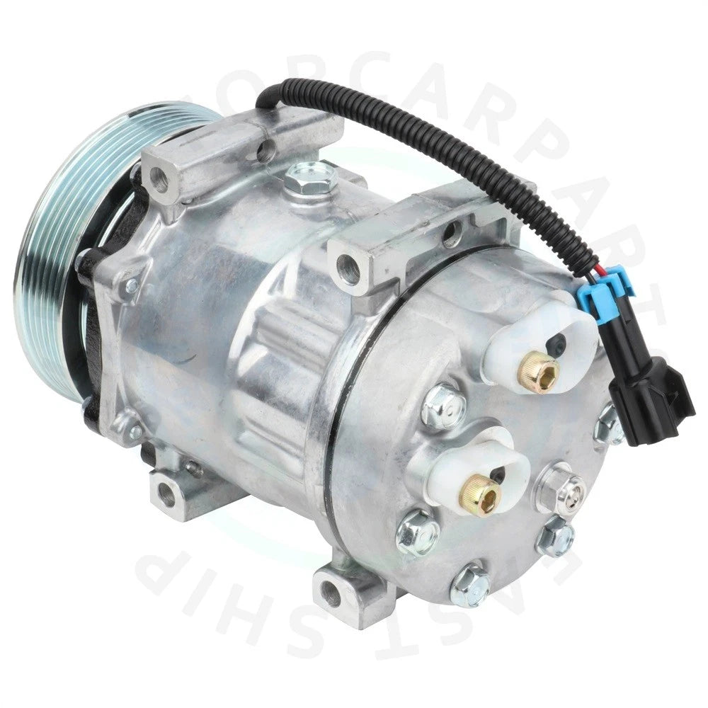 AC Compressor with Clutch for International 4300LP 2006–2009, 7100 1994–1995
