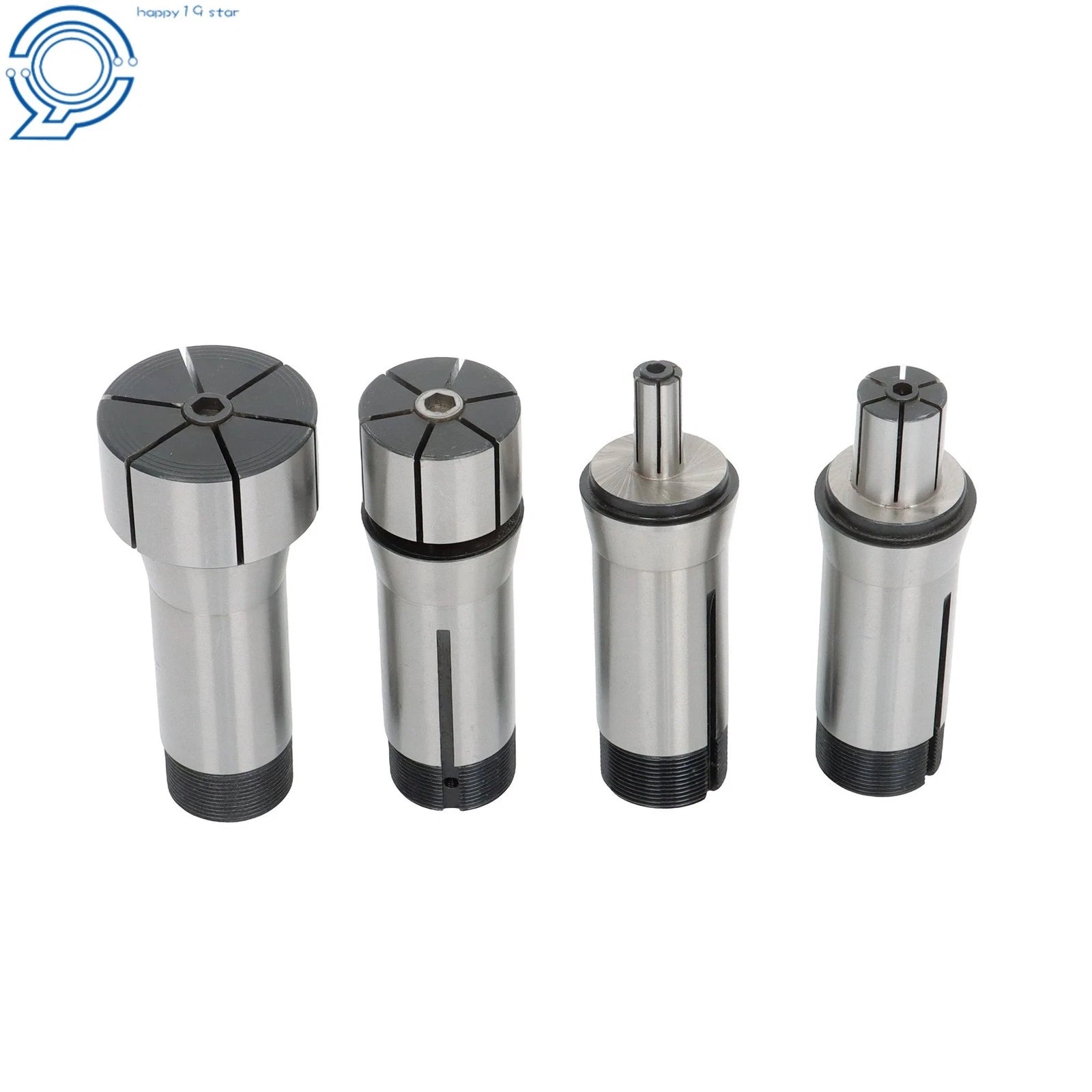 Set of 4 Precision 5C Expanding Collets for Lathe Chuck Tool (1/4-1-15/16)