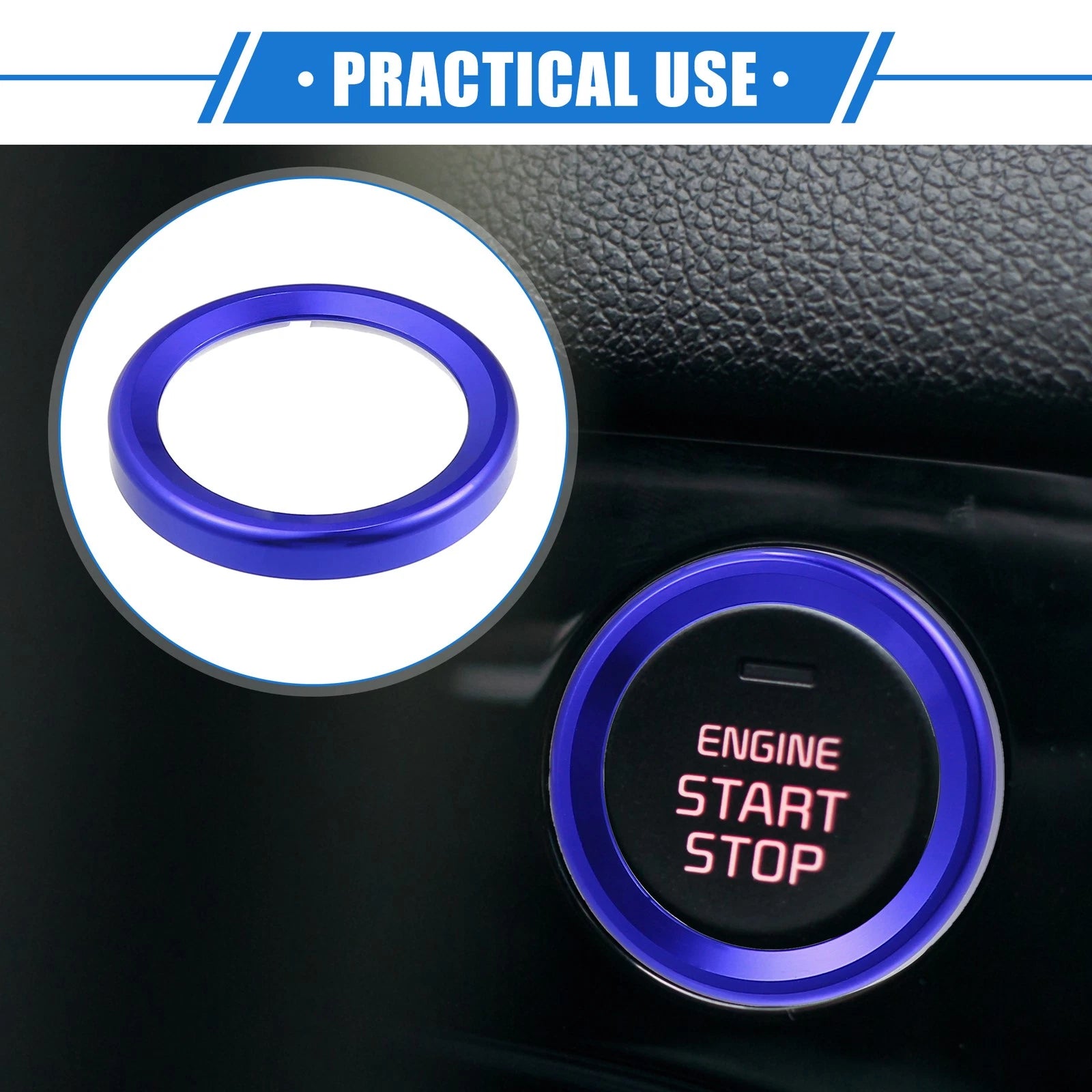 Push Button Cover for Ford Maverick (2022–2023) Blue