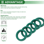Set of 5 Oil Seal Rotary Shaft Seal 24x32x6mm High Pressure Green