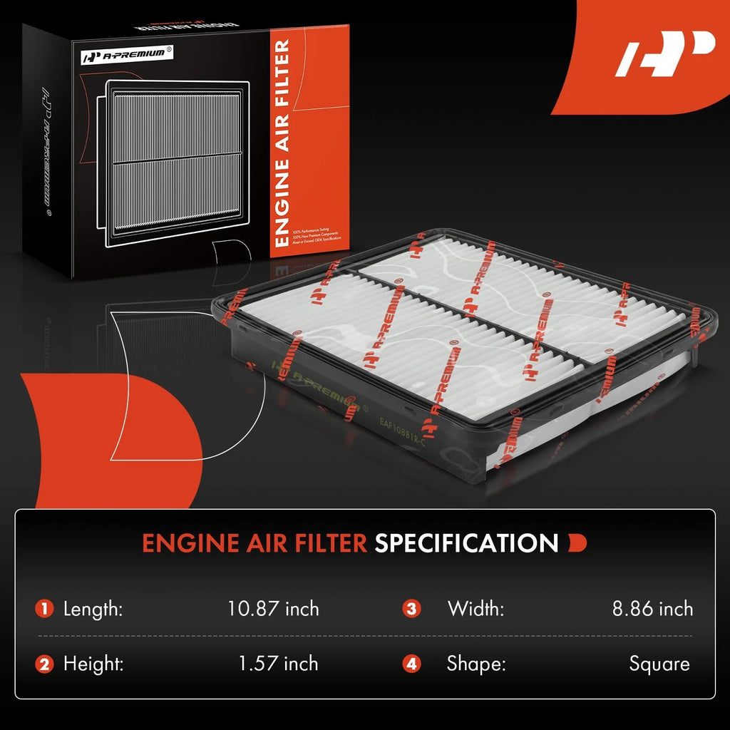 Engine Air Cleaner Filter Box with Air Filter for Kia Optima (2011-2015)