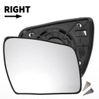 Right Side White Mirror Glass for KIA Soul (2009–2013)