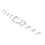 Stainless Chrome Mesh Grille Insert for Nissan Murano (2009–2010)