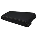 Console Armrest Cover for Jeep Liberty (2008–2013) Carbon Fiber Beige Stitch