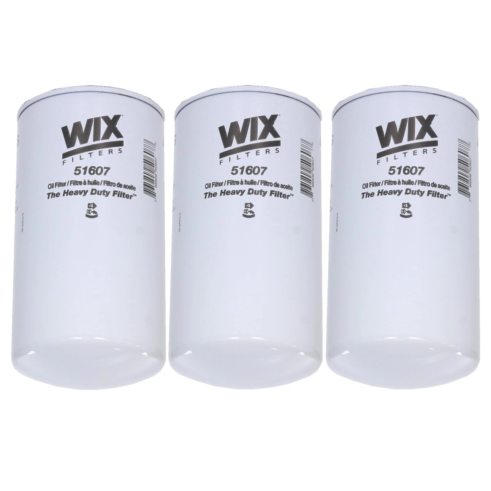 Set of 3 Wix Engine Oil Filters for Dodge Ford Freightliner Peterbilt 5.9L