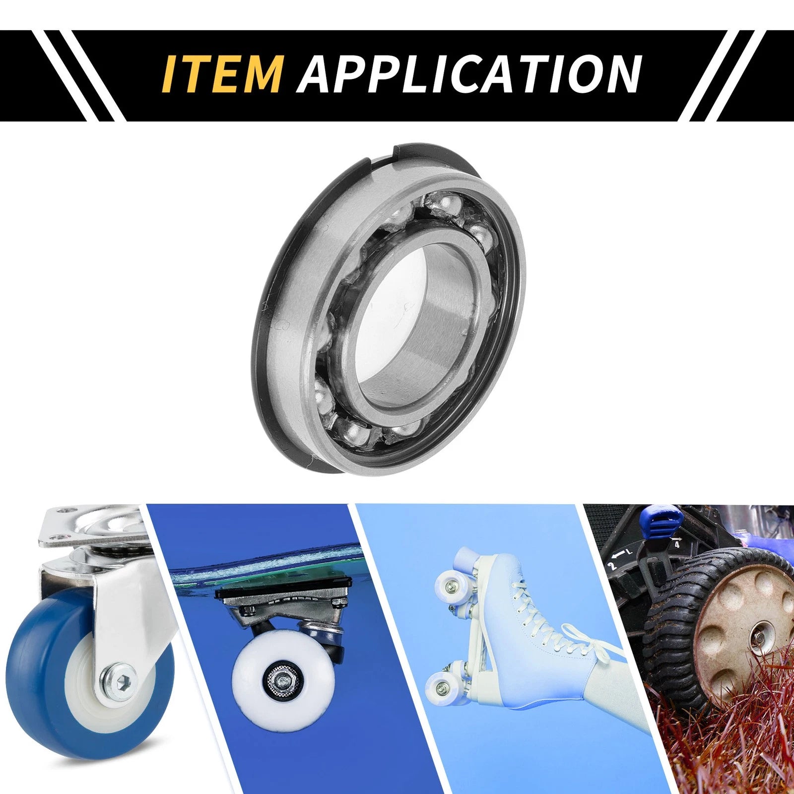 6902NR Deep Groove Ball Bearing for Scooter Skateboard Wheel (15x28x7mm)