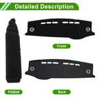 Dashboard Cover for Toyota Harrier 60 Series (2016–2019) Black Anti-Slip