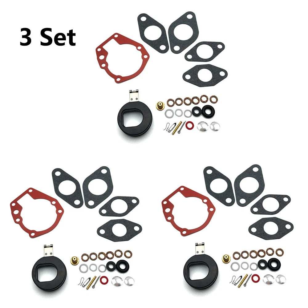 3X Carburetor Rebuild Kit for Johnson Evinrude 1.5hp 2hp 3hp (18-7043 382048)