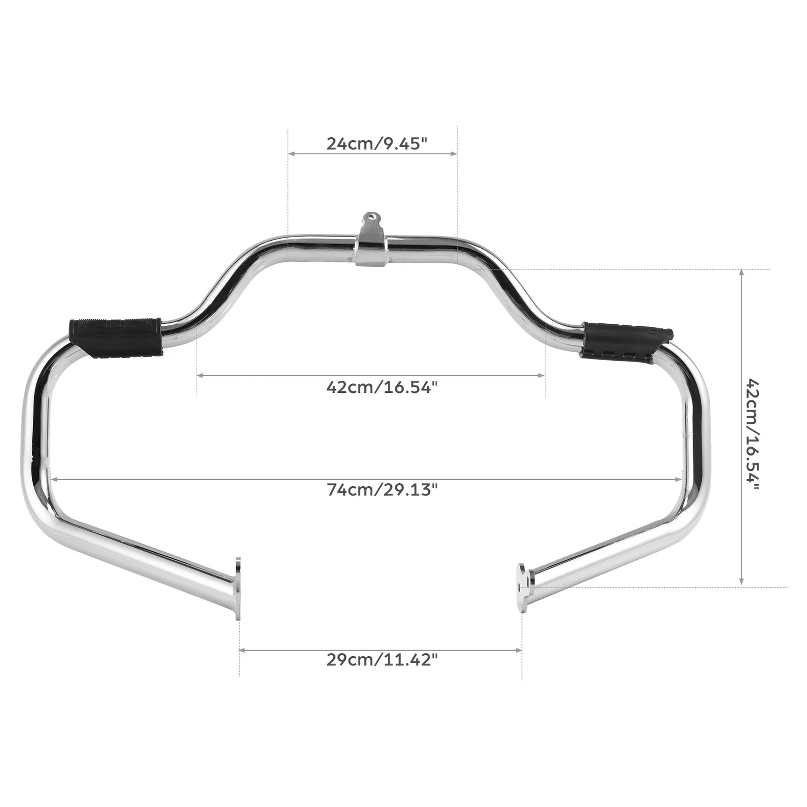 1 1/4" Mustache Engine Crash Guard Bar for Harley Touring Road Glide (2009–Present)