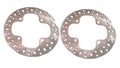 Set of 2 Precision Rear Brake Rotors for Yamaha 1HP-F582V-00-00