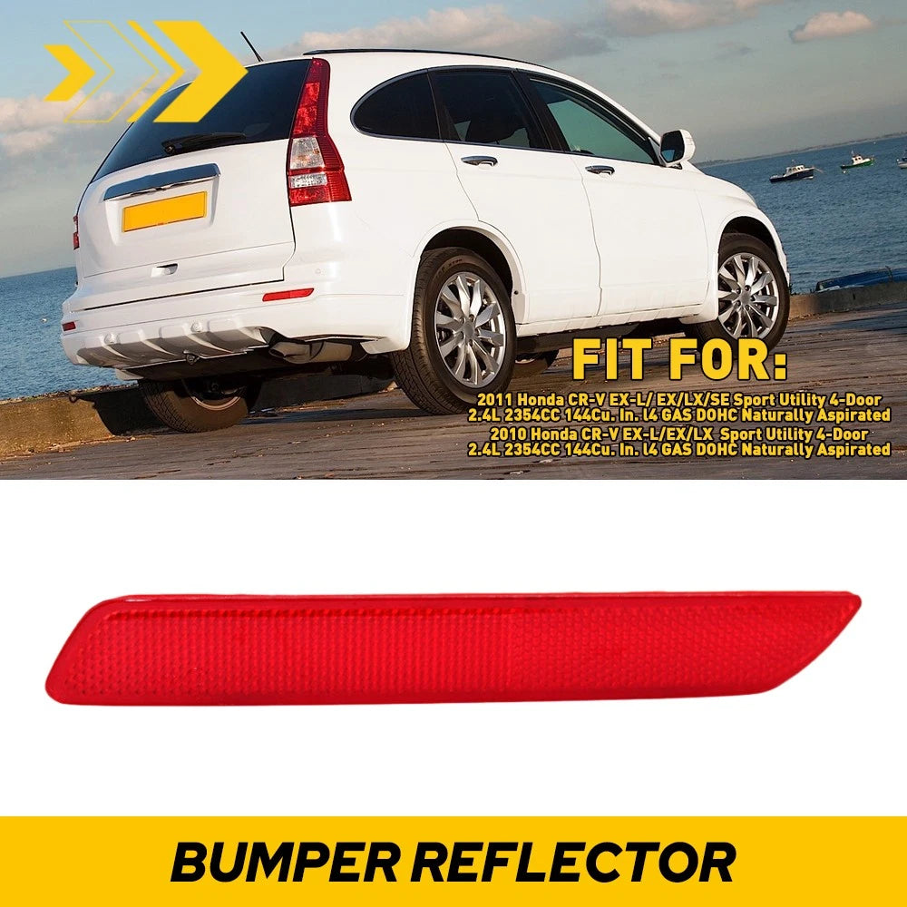 Right Passenger Side Rear Bumper Reflector Light Case for Honda CR-V (2010–2011)