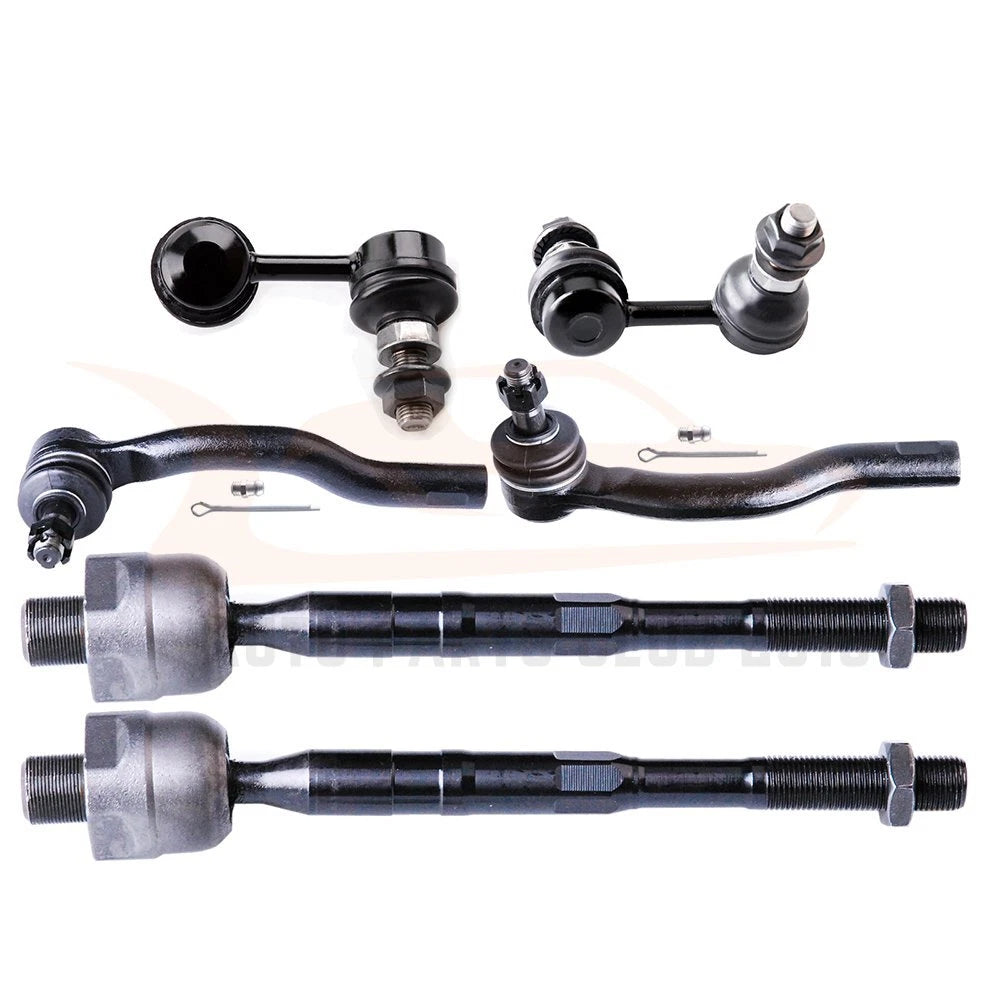 Set of 4 Tie Rod Ends and Sway Bars for Nissan Armada (2005–2015)