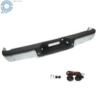 Chrome Steel Rear Step Bumper for Ford F-150 (2004-2006) with Sensor