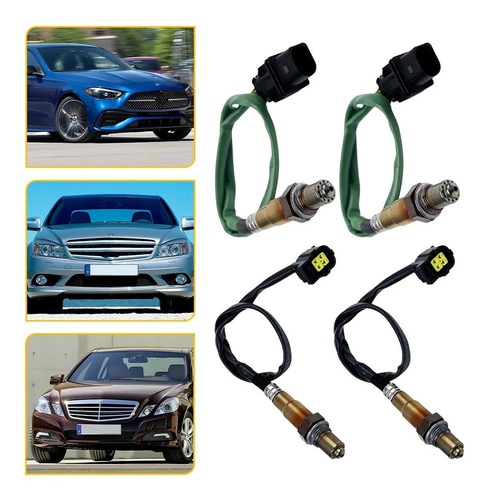 Set of 4 Oxygen Sensors for Mercedes-Benz C300 (2008–2011) CL550 (2007–2010)