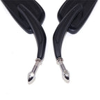 8mm Black Rear View Side Mirrors for Harley Touring Road Glide Electra
