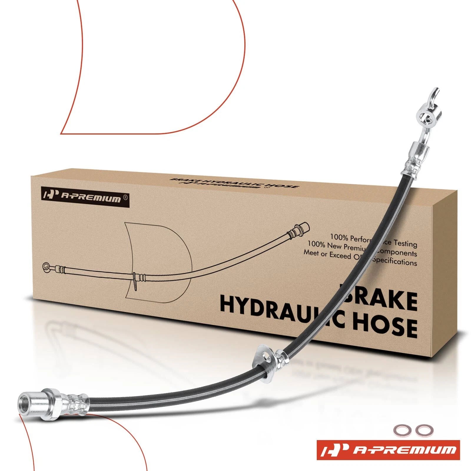 Rear Left Brake Hydraulic Hose for Subaru Impreza (2013–2015)