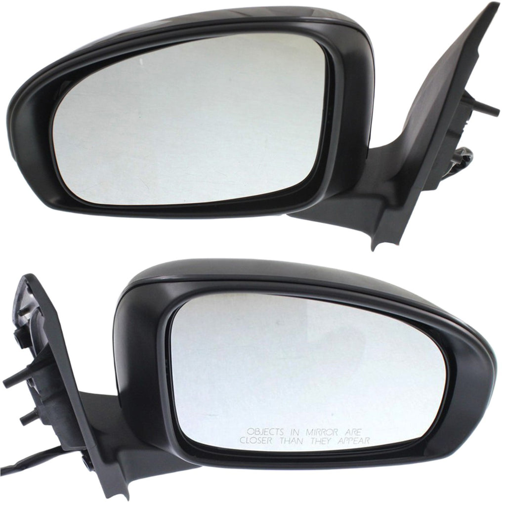 Power Mirror Set for Scion iQ (2012–2014) Manual Folding Paintable