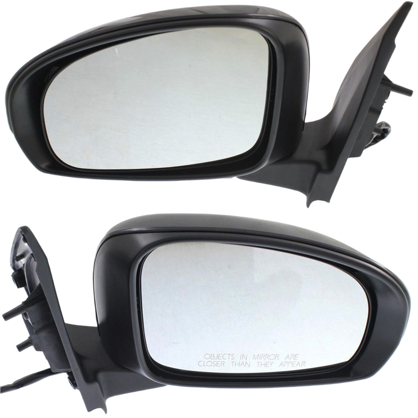 Power Mirror Set for Scion iQ (2012–2014) Manual Folding Paintable