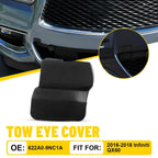Tow Hook Cap Cover for Infiniti QX60 (2016–2018) - Black