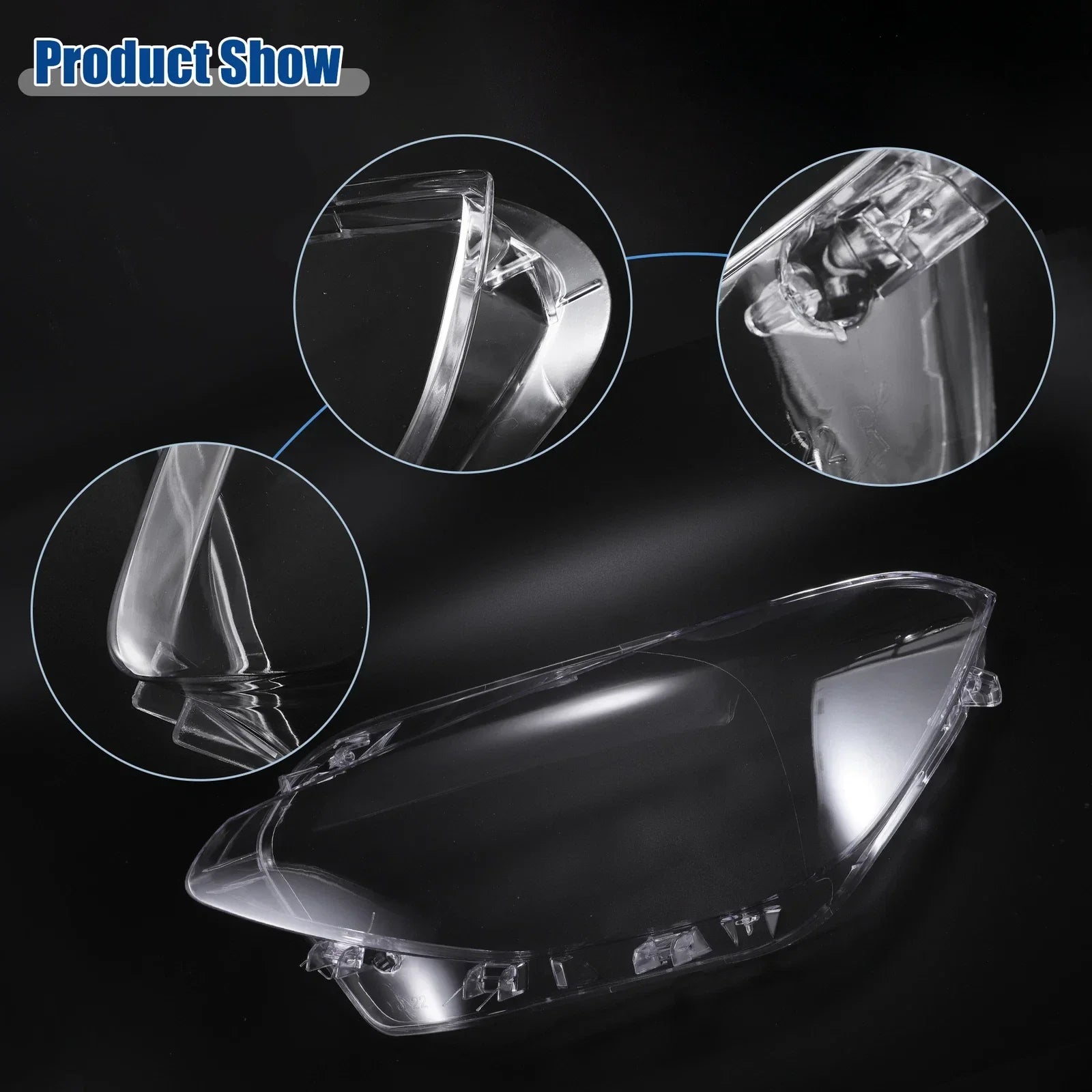 1 Pair Headlight Clear Lens Shell Cover for BMW F20 (2012-2014)