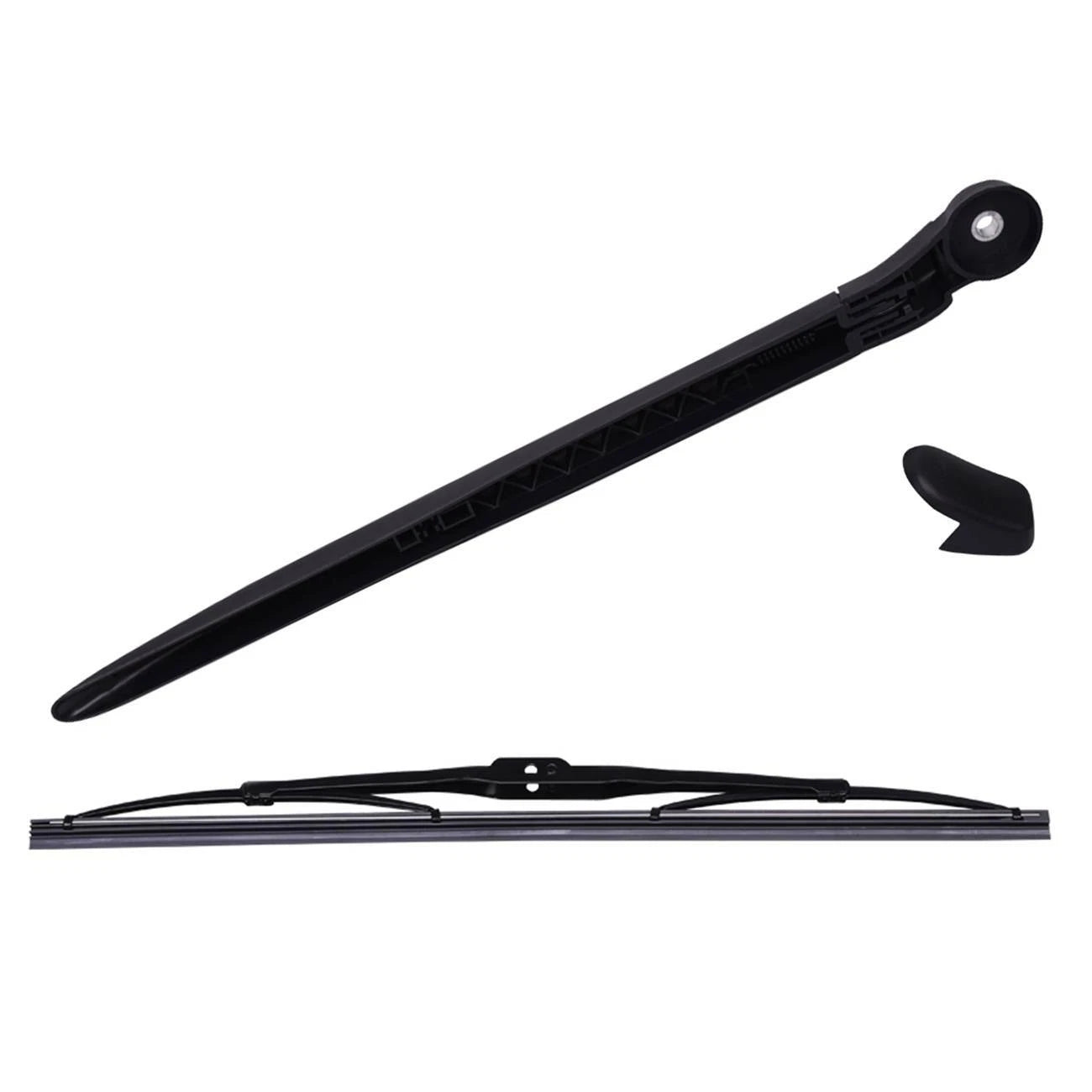 3X Rear Wiper Arm with Blade & Base Cover for Porsche Cayenne (2003–2010)
