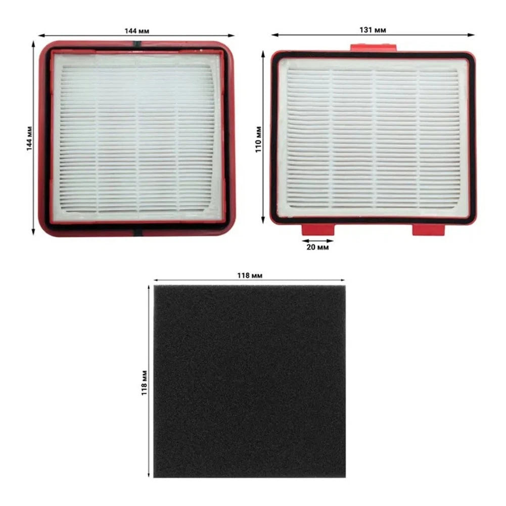 Washable Filter Kit for Grundig VCC3870 A EcoCyclone