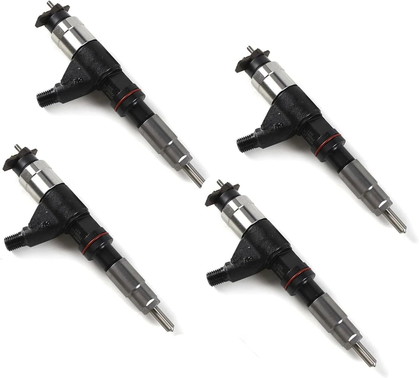 4X Fuel Injector 095000-6310 for John Deere 4045T 6068T (210G Excavator)