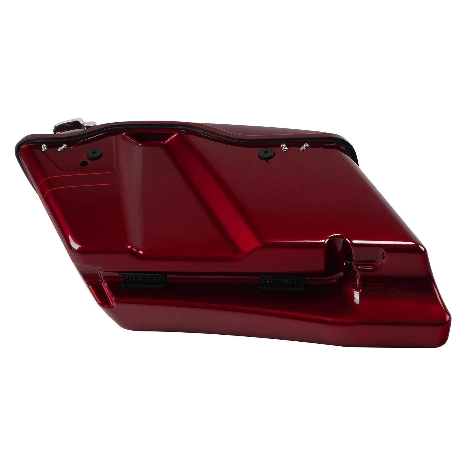 4" Stretched Saddlebags for Harley Road Glide FLTRXS (2017) Velocity Red Sunglo