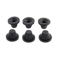 6 x Rubber Side Cover Grommets for Harley Touring Road King Electra Glide (1996-2007)