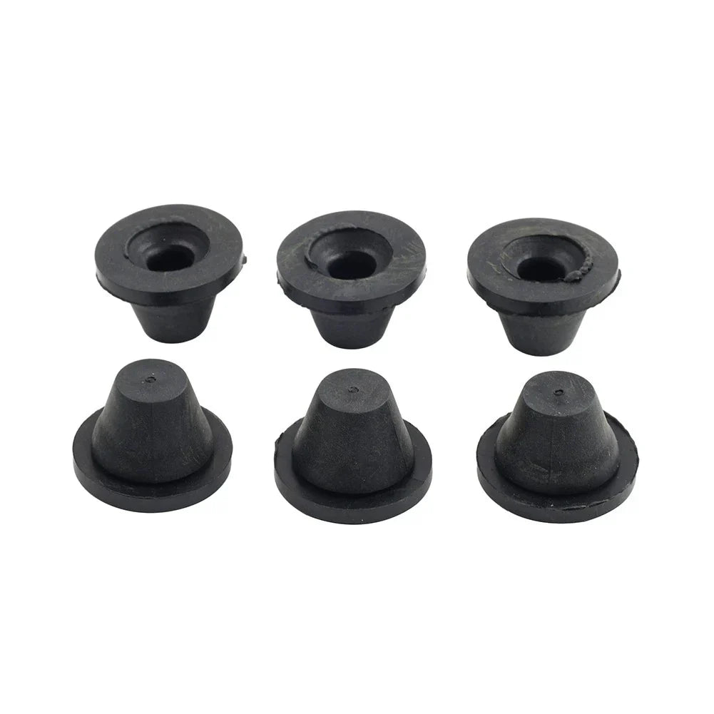 6 x Rubber Side Cover Grommets for Harley Touring Road King Electra Glide (1996-2007)