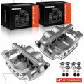 Pair Front Brake Calipers with Brackets for Ford F-350 Super Duty (2005–2010)