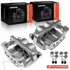 Pair Front Brake Calipers with Brackets for Ford F-350 Super Duty (2005–2010)