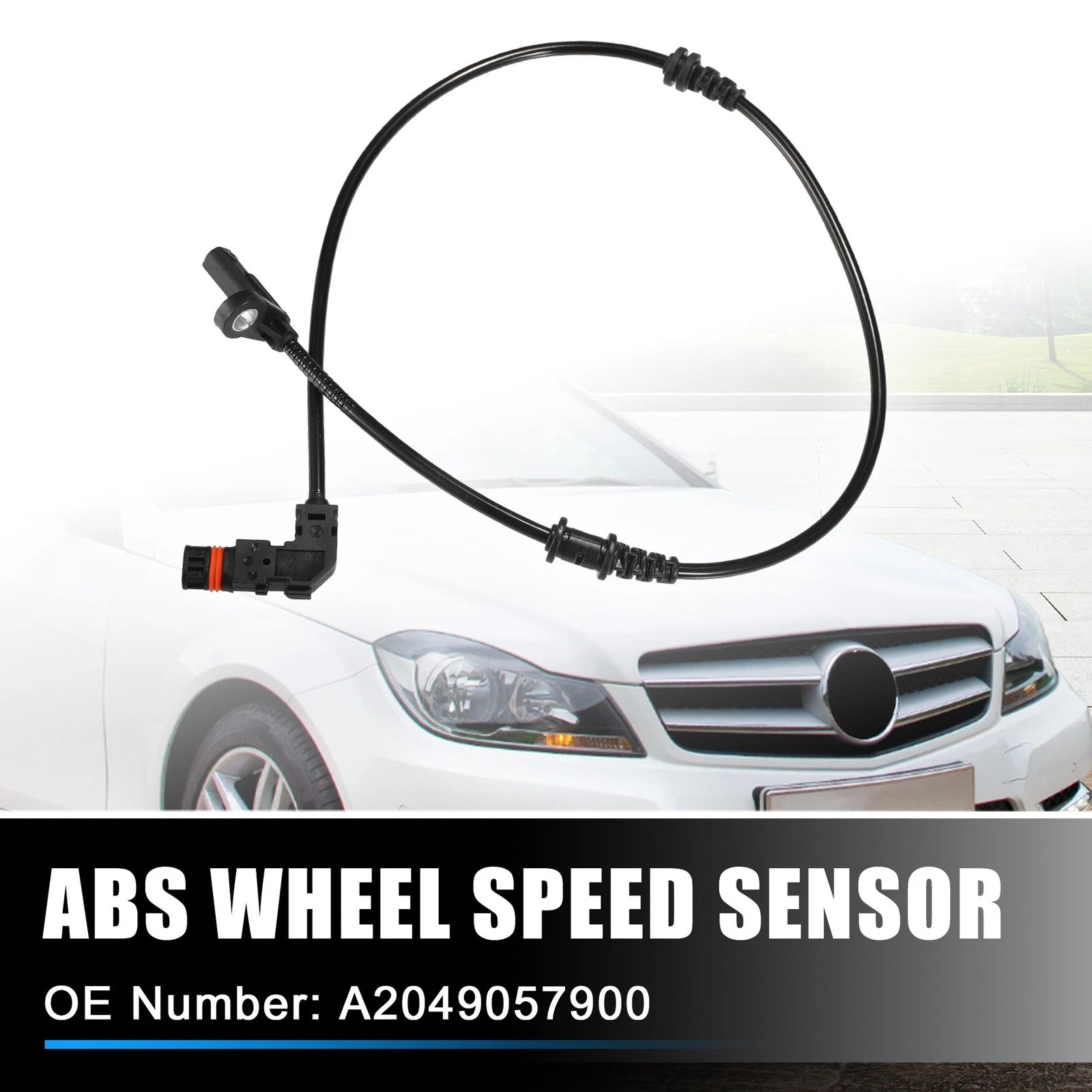ABS Wheel Speed Sensor Set for Mercedes-Benz C250 C300 C350 (2012–2015)