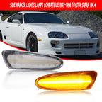 Clear Lens Amber LED Front Fender Side Marker Lights for Toyota Celica (2000–2005)